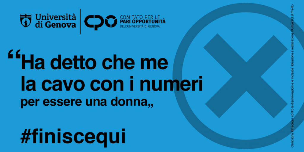 Ha detto che me la cavo con i numeri, per essere una donna