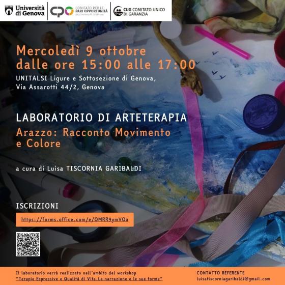 Laboratorio di arteterapia “Arazzo: Racconto Movimento e Colore”